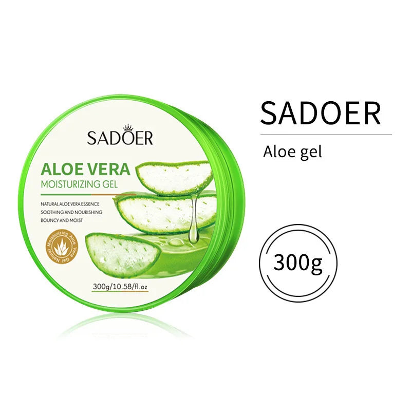 SADOER Aloe Vera Gel Cream – Moisturising & Brightening Face Cream 300g
